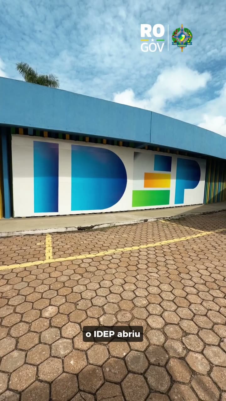 Quadro de abertura: Cursos técnicos gratuitos do IDEP
